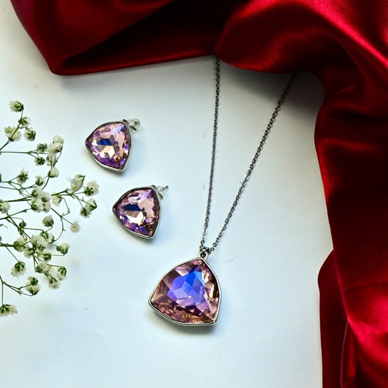 Trillion Pendant Necklace - Image 2