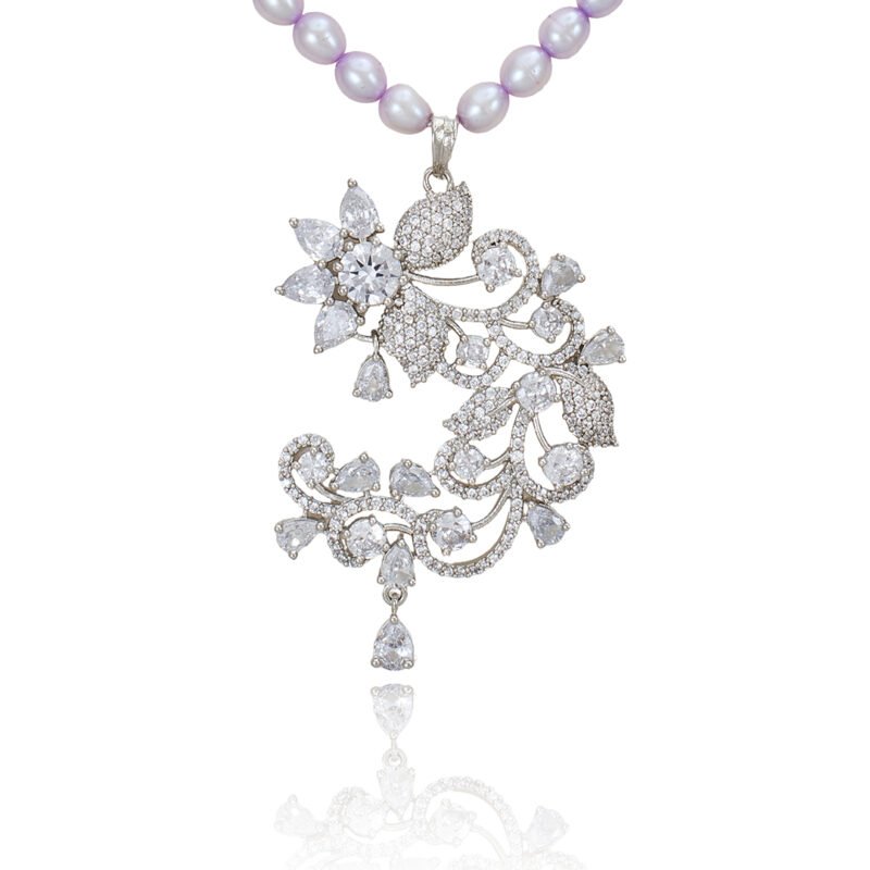 Lunar Bloom Serenade Necklace - Image 4