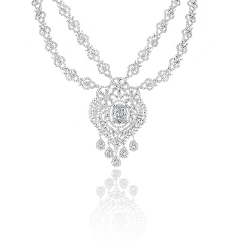 Regal Radiance Diamond Necklace - Image 6