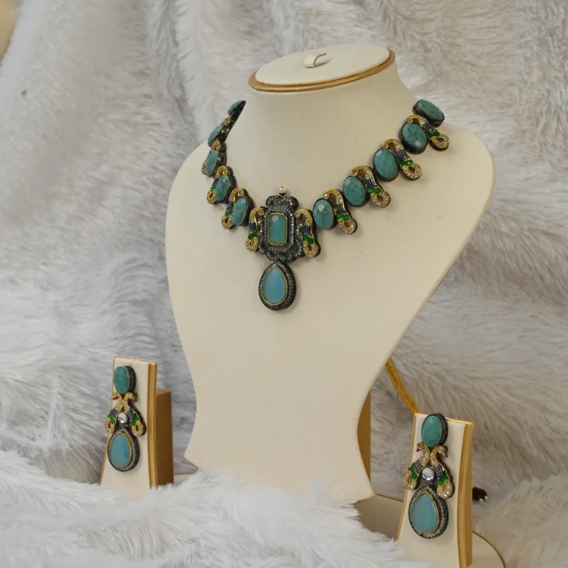 Celestia Bloom Necklace Set - Image 2