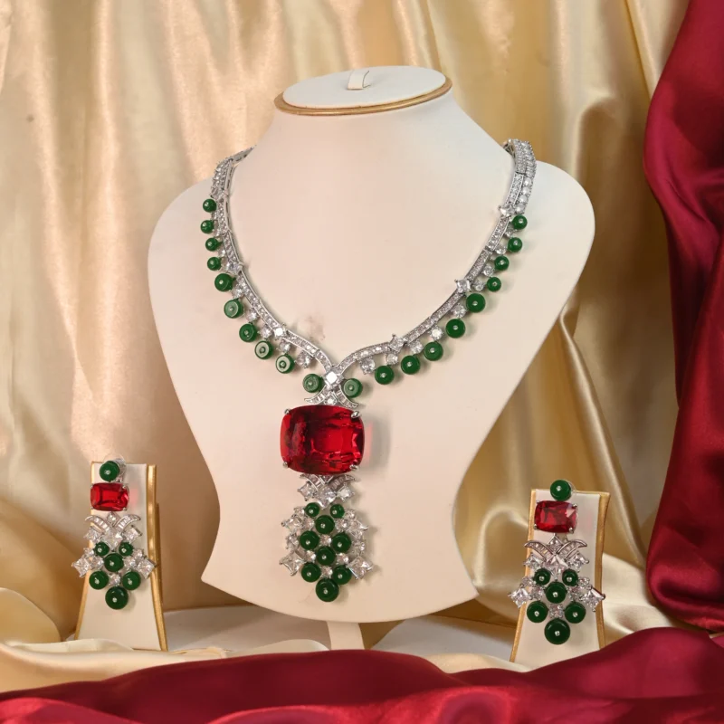 The Imperial Ruby and Jade Necklace - Image 2