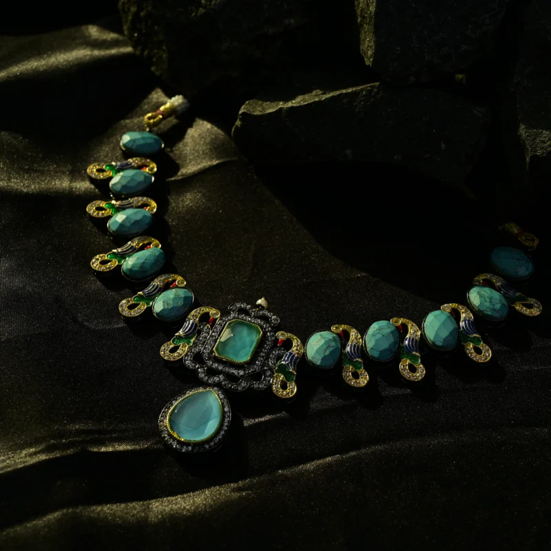 Celestia Bloom Necklace Set - Image 4
