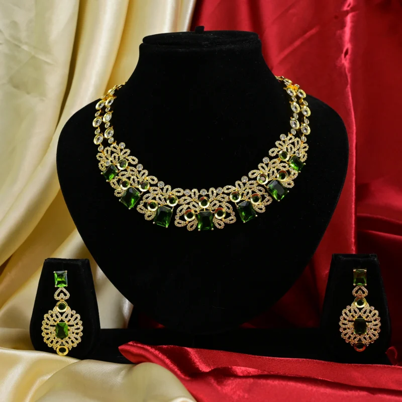 Veridian Lattice Necklace
