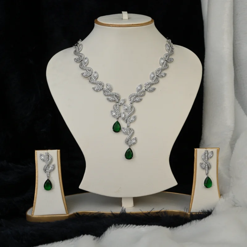 The Emerald Cascade Necklace - Image 2