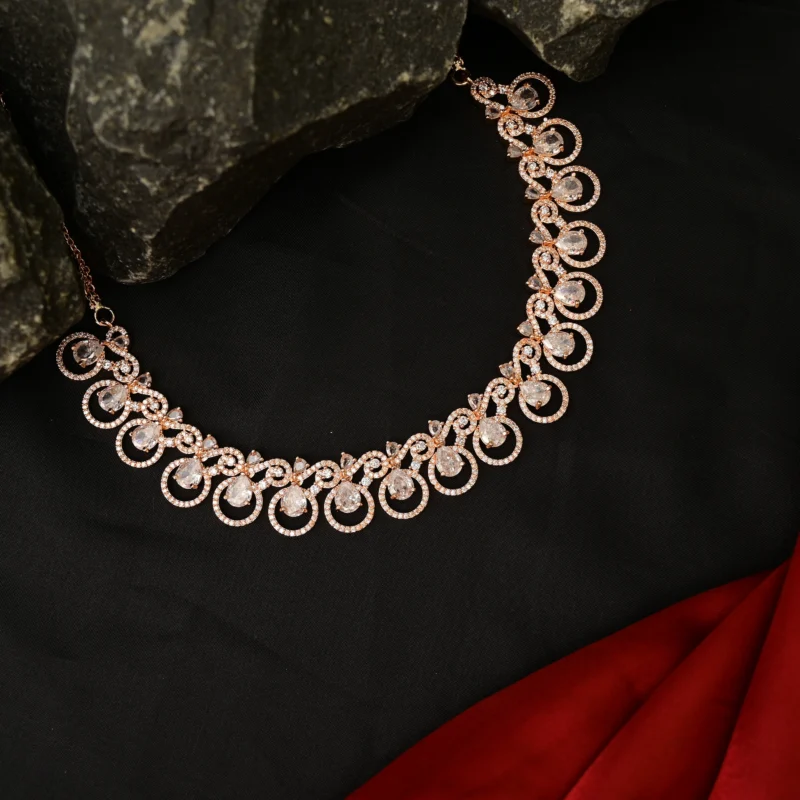 Rosaline Halo Necklace - Image 7