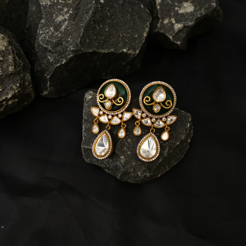 Emerald Mandala Hasli Necklace - Image 7