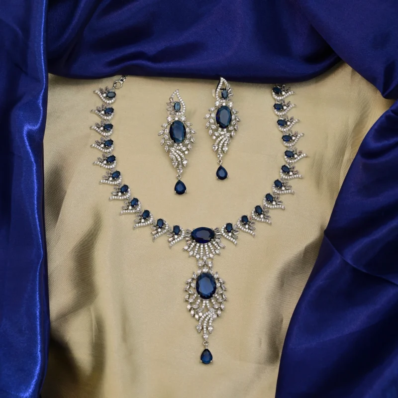 Royal Sapphire and Diamond Necklace - Image 17