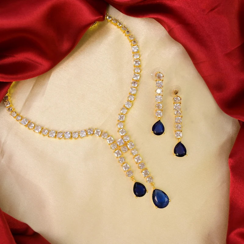 Azure Descent Necklace - Image 4
