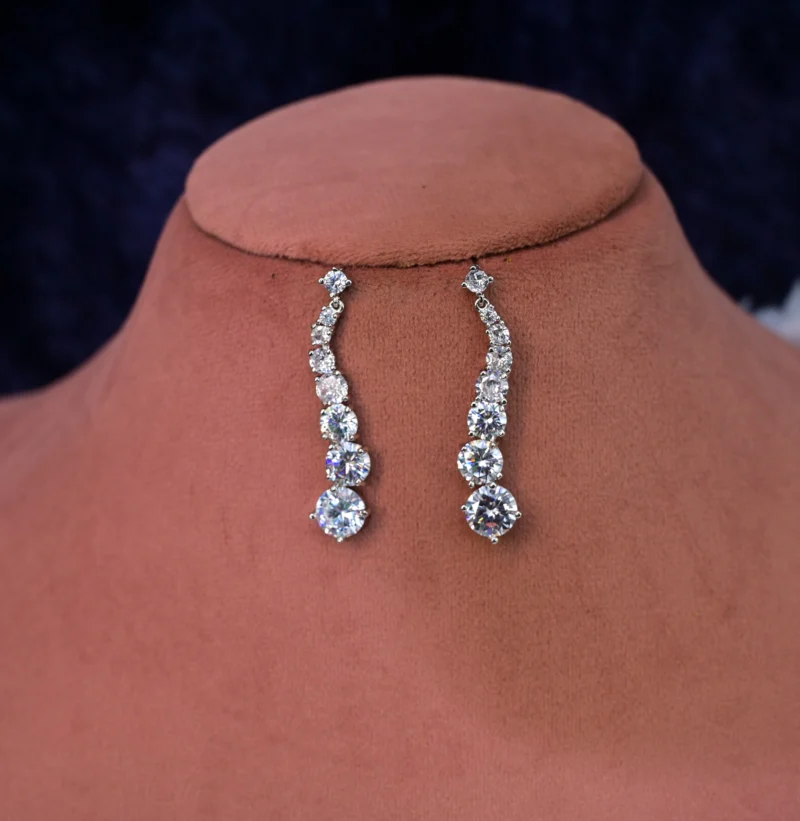 The Classic Gold Diamond Tennis Necklace - Image 11