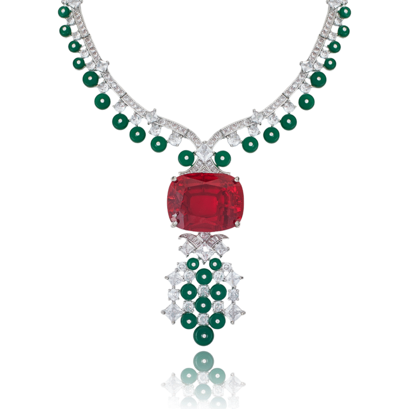The Imperial Ruby and Jade Necklace - Image 6