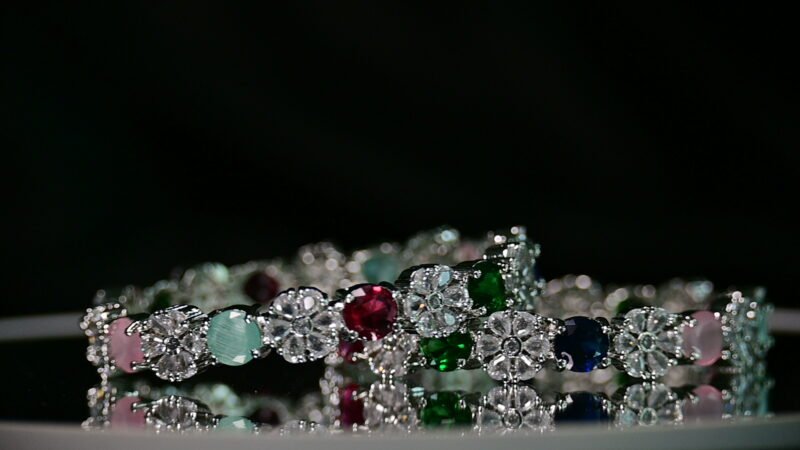 Crystal Bloom Radiance Bangles - Image 3
