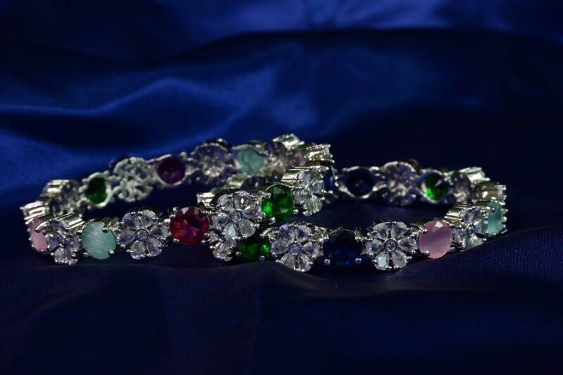 Crystal Bloom Radiance Bangles