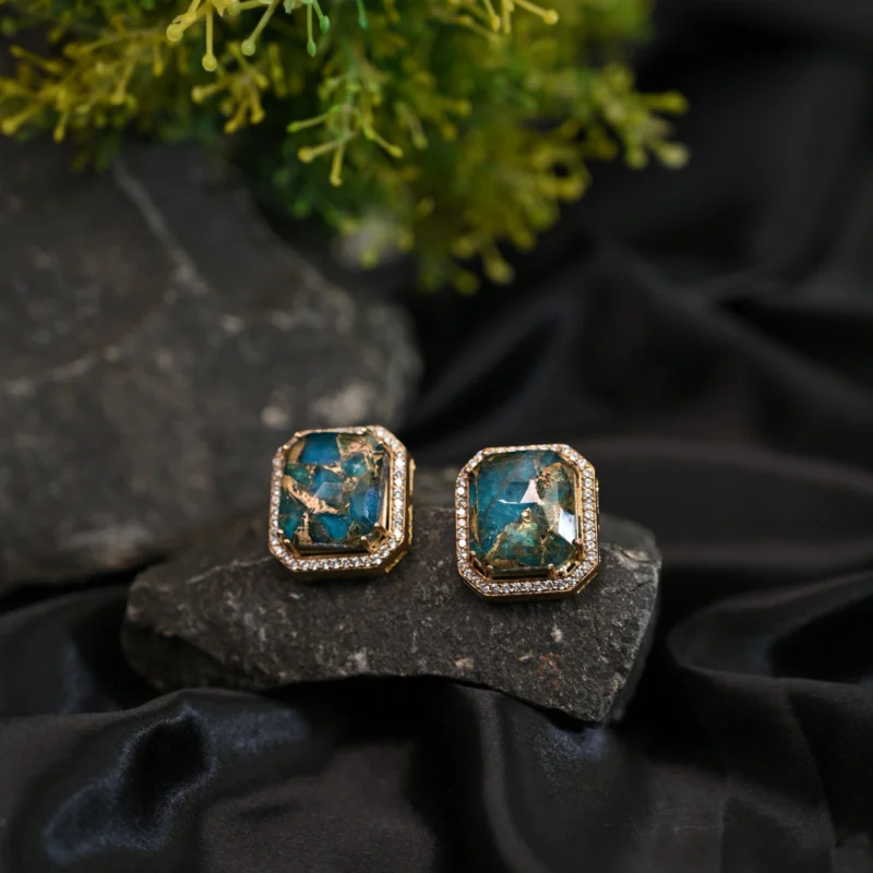 Ocean Marble Elegance Pendant Set - Image 7