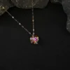 Radiant Heart Crystal Pendant Necklace