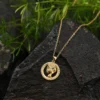 Regal Panther Rose Gold Plated Necklace Set