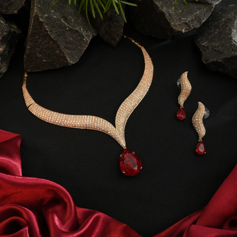Crimson Flame Elegance Set - Image 2