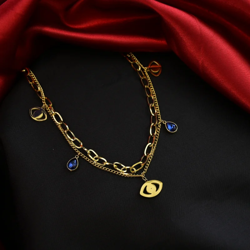 Mystic Charm Layered Necklace - Image 2