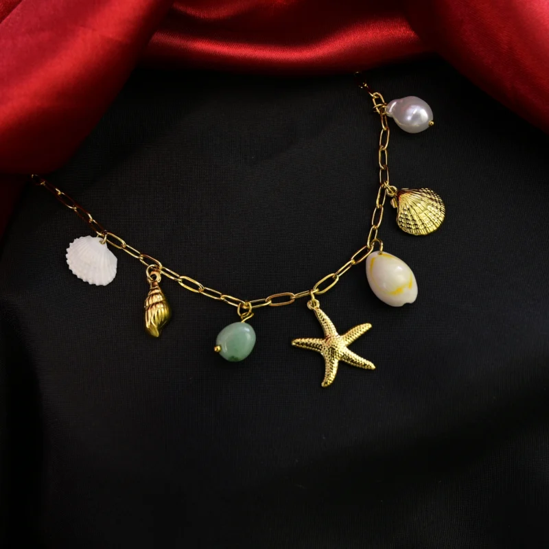 Ocean Whispers Charm Necklace - Image 2