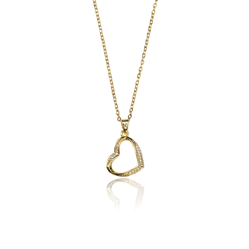 Golden Heartbeat Sparkle Pendant Set - Image 6