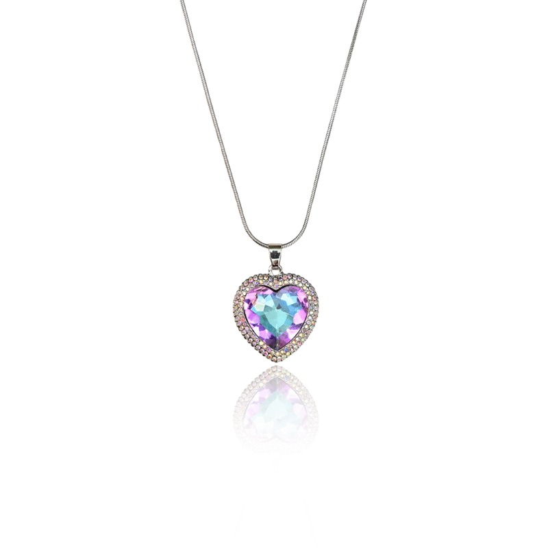 Aurora Heart Pendant Necklace - Image 9