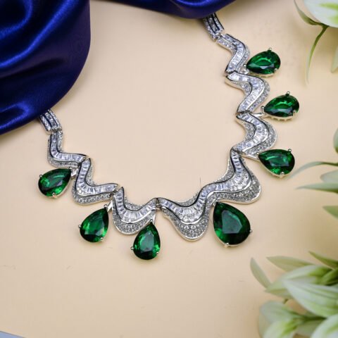 Crystal Raindrop Elegance Necklace