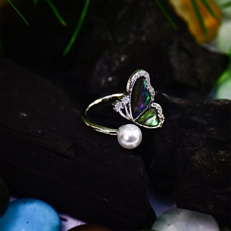 Pearl Butterfly Elegance - Image 2