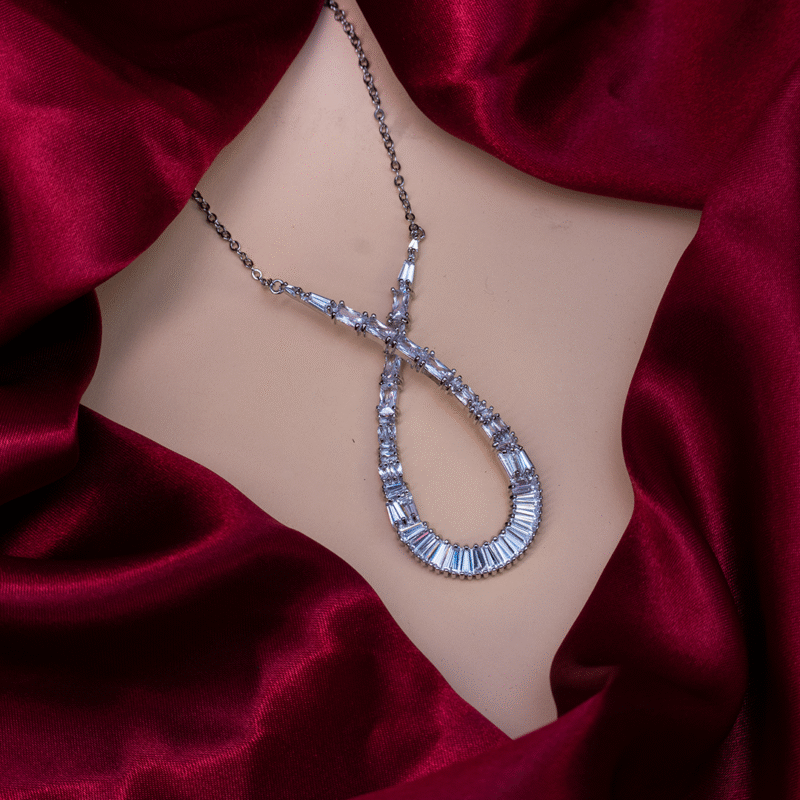 Elegant Infinity Diamond Pendant - Image 2