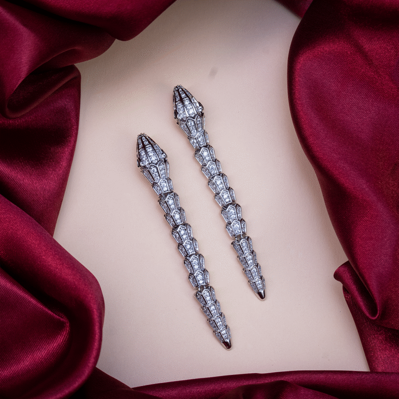 Diamond Viper Elegance Necklace Set - Image 14
