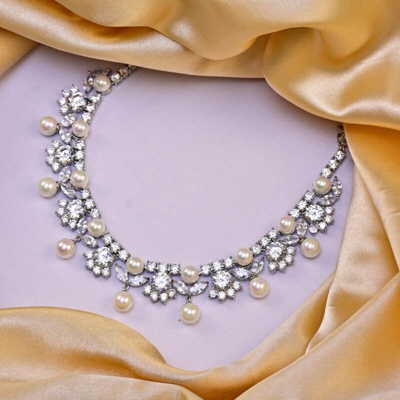 Pearl & Crystal Garden Jewelry Set - Image 3