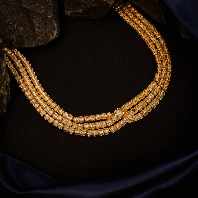 Diamond Viper Elegance Necklace Set - Image 2