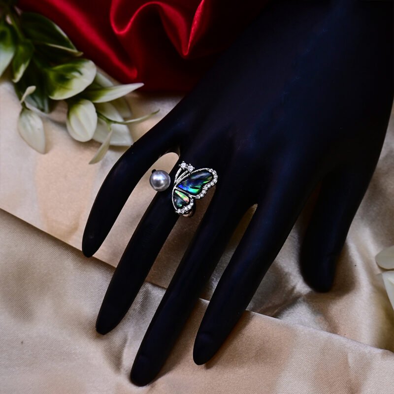 Pearl Butterfly Elegance - Image 4