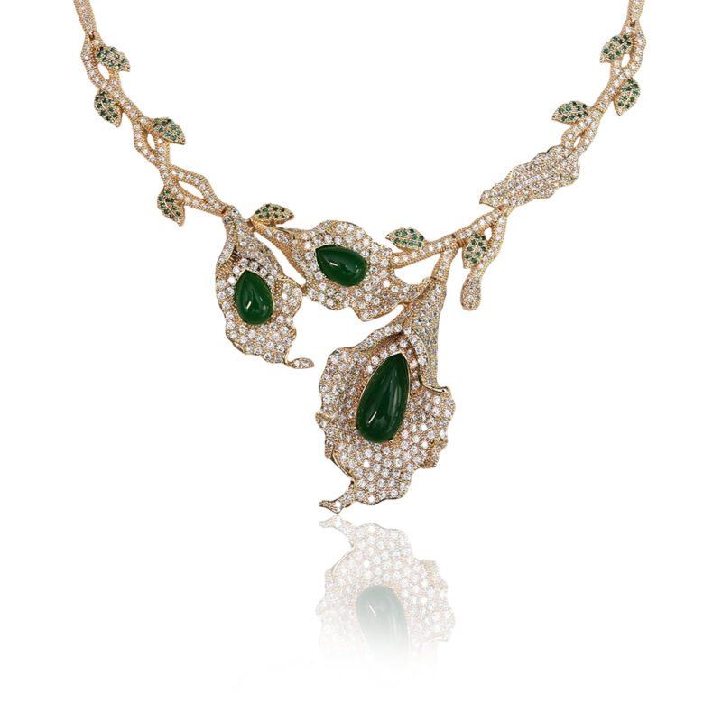 Emerald Enchanted Vine Jewelry Set - Image 6