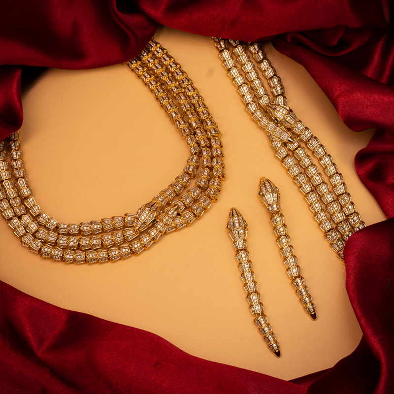 Diamond Viper Elegance Necklace Set