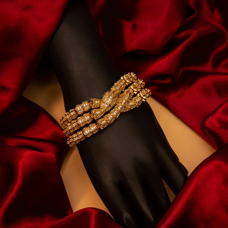 Diamond Viper Elegance Necklace Set - Image 6