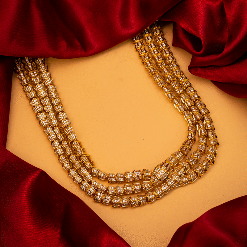 Diamond Viper Elegance Necklace Set - Image 5