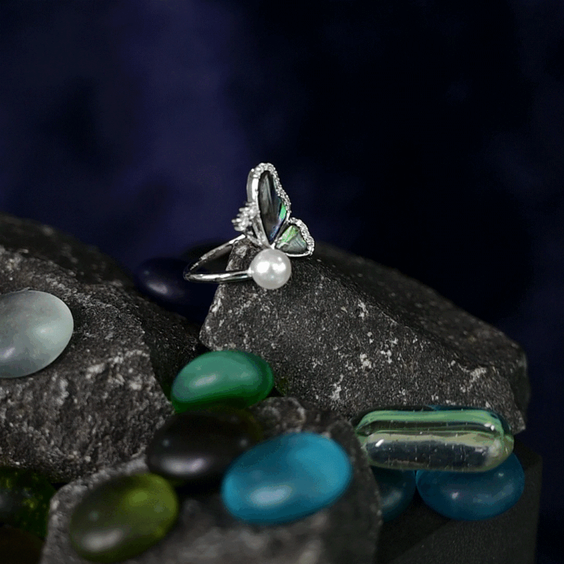 Pearl Butterfly Elegance - Image 5