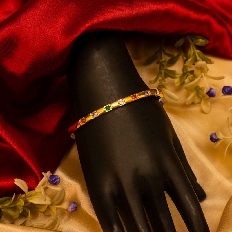 Celestial Gemstone Bangle - Image 5